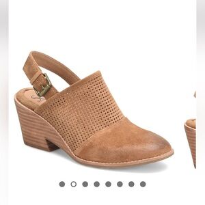 Women’s Euro‎ Soft by Sofft Sabie Mules in Saddle Brown NWOT Size 8.5